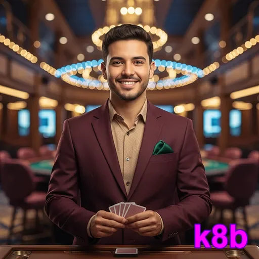 Tela do app k8b premium em smartphone glassmorphism