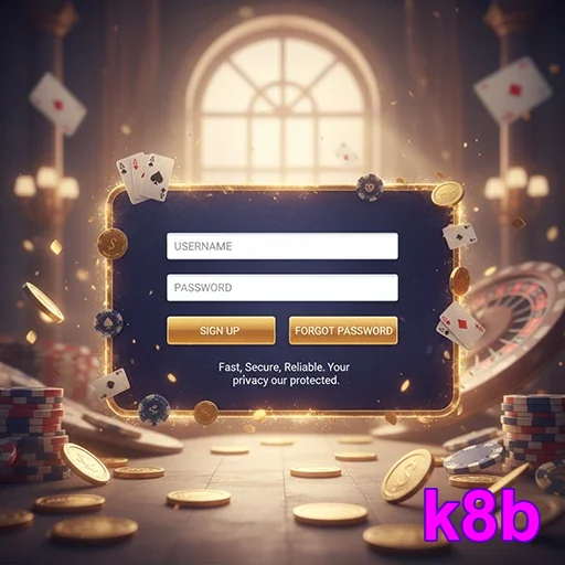 Verificação visual no login mobile da plataforma k8b