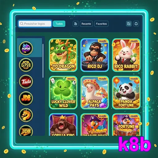 App premium k8b com promoções e regras no mobile